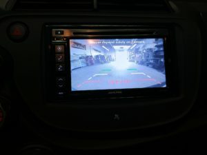 Honda Fit double din radio backup camera Oakville Mississauga Ontario