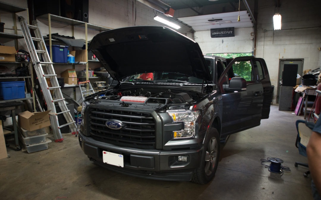Brand new Ford F150 2017 front speakers and amps install