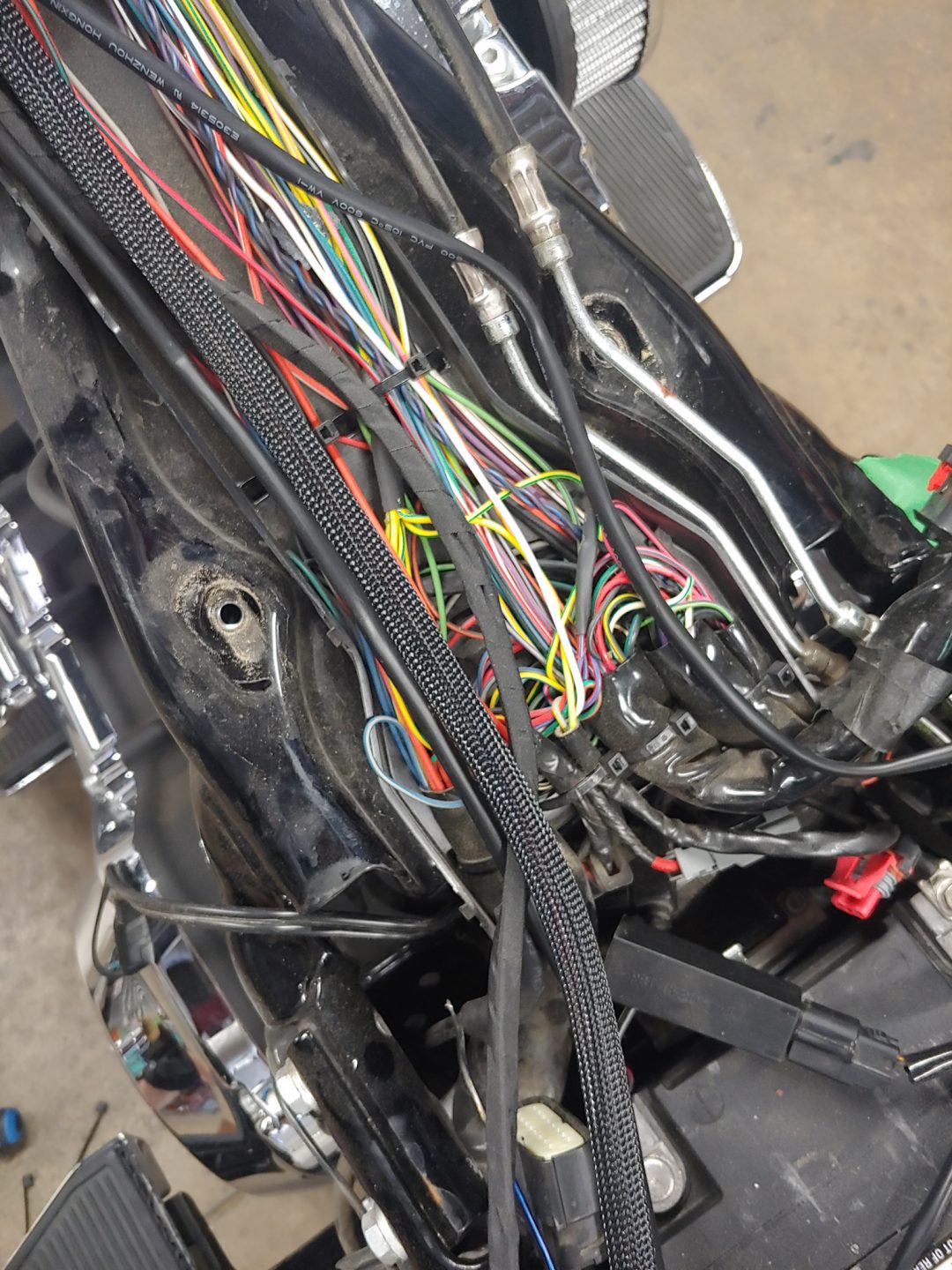 Road King Sound system install Harley audio Oakville Ontario Canada