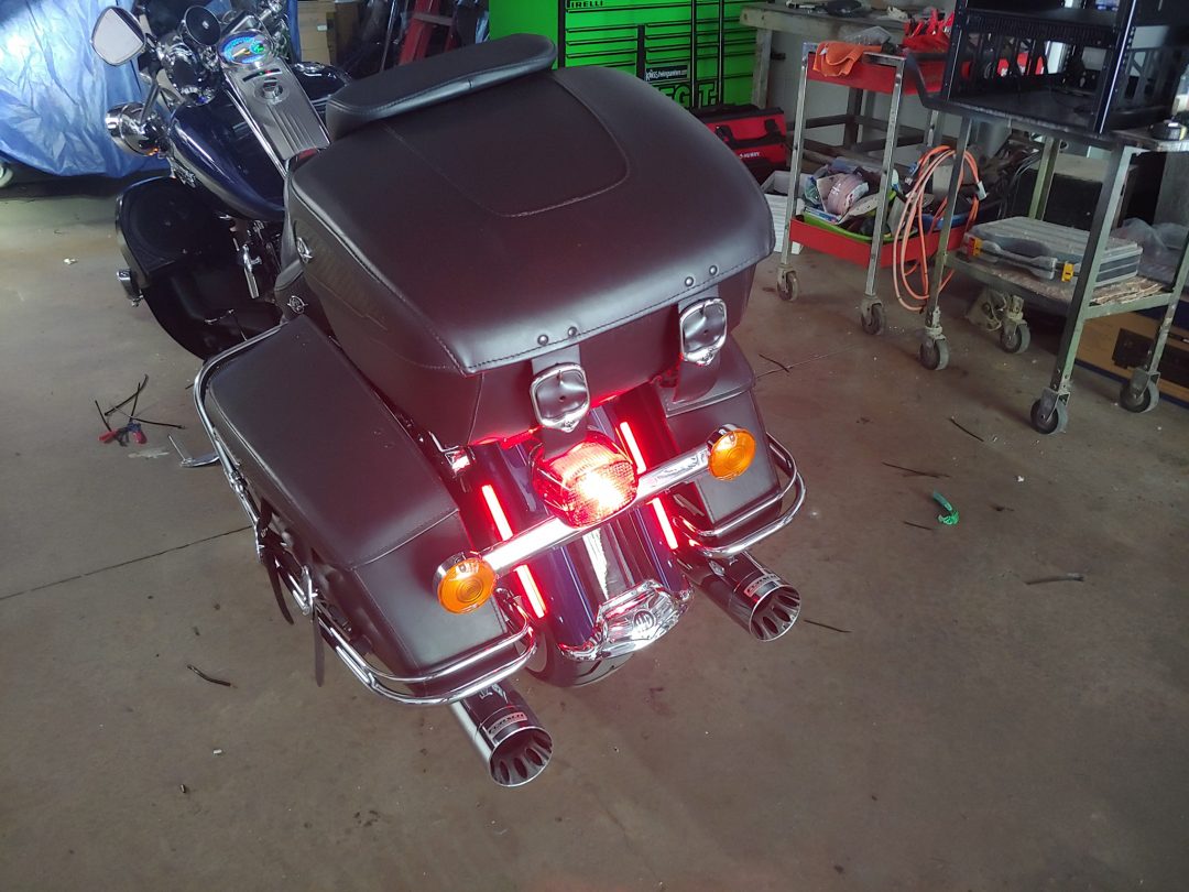 Road King Sound system install Harley audio Oakville Ontario Canada